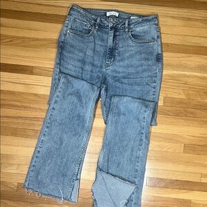 Cleo + Wolf Women's Hogh Rose Bootcut Blue Jeans Size w30 L34